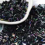 Glass Round Bugle Beads