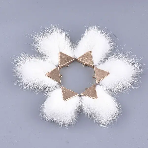 Faux Mink Fur Tassel Pendant Decorations
