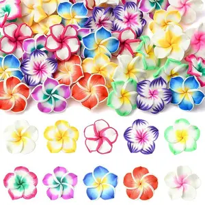 40Pcs 10 Colors Handmade Polymer Clay Beads