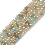 Electroplate Glass Beads Strands