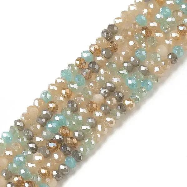 Electroplate Glass Beads Strands