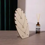 Leaf Shape MDF & Iron Pendant Necklace Jewely Display Stands