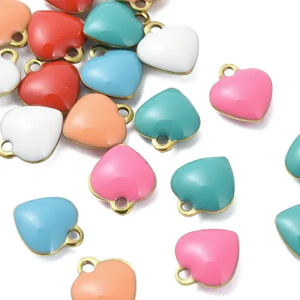 304 Stainless Steel Enamel Charms
