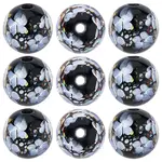 10Pcs Handmade Inner Flower Lampwork Beads