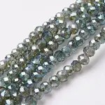Electroplate Glass Beads Strands