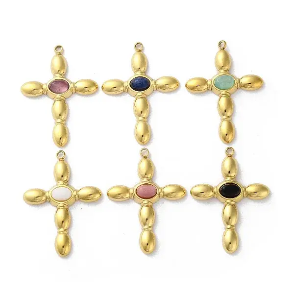 Natural Mixed Stone Pendants