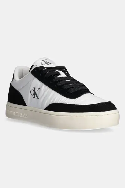 Sneakers boty Calvin Klein Jeans CLASSIC CUPSOLE MIX IN bílá barva, YW0YW01767