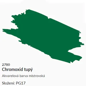 Akvarelová barva Umton 2,6ml – 2780 chromoxid tupý