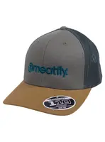Meatfly kšiltovka MF Logo Trucker Earth | Šedá | Velikost One Size
