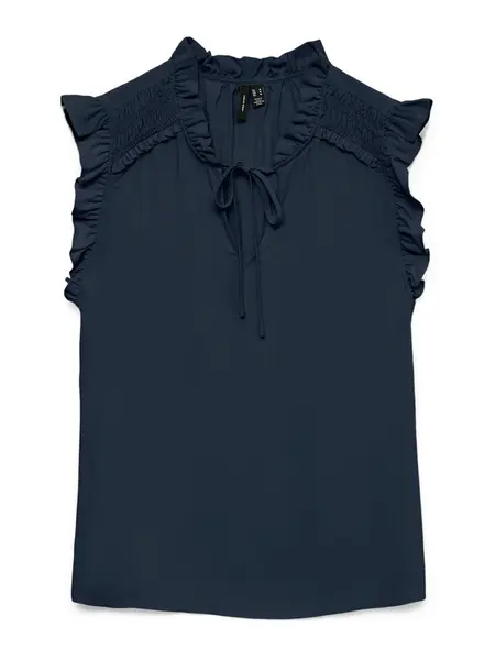 VERO MODA Blúzka 'VMALBA'  námornícka modrá