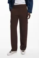 Desigual dámske hnedé nohavice