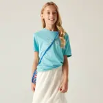 Dětské bavlněné tričko dare2b trailblazer iii světle modrá 152