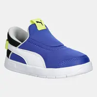 Dětské sneakers boty Puma Courtflex v3 SLIPTECH modrá barva, 399735