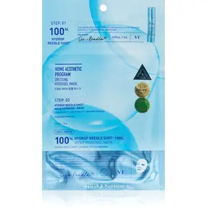 VT Cosmetics Hydrop Reedle Shot 100 2Step Hydrogel Mask intenzivní hydrogelová maska s hydratačním účinkem 34.5 g