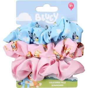 Disney Bluey Scrunchies saténová gumička pro děti 3y+ 3 ks