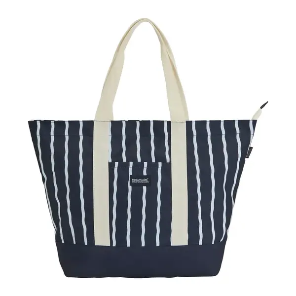 Plážová kabelka regatta boulder beach modrá/bílá  uni