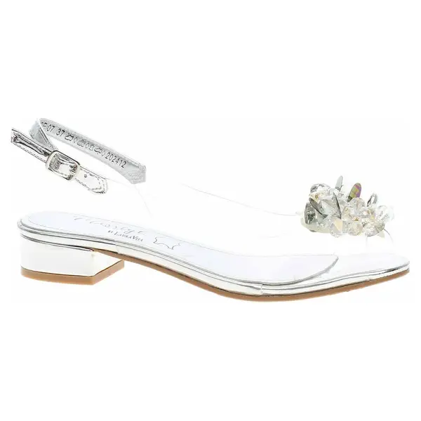 Dámská společenská obuv Laura Vita Maude 07 argent 41