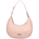 Trendy dámská koženková kabelka na rameno Tricia, růžová