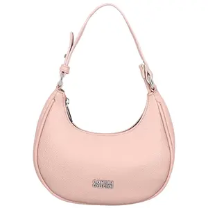 Trendy dámská koženková kabelka na rameno Tricia, růžová