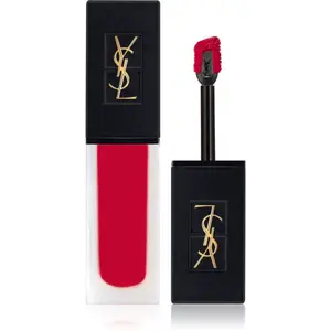 Yves Saint Laurent Tatouage Couture Velvet Cream vysoce pigmentovaná krémová rtěnka s matným efektem odstín 208 Rouge Faction 6 ml