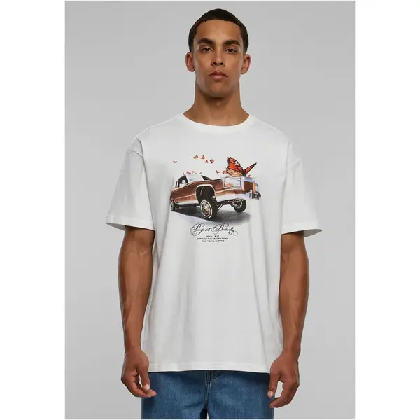 Pimp and Butterfly Oversize T-shirt white