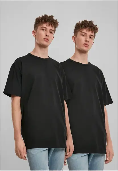 Organic Basic T-Shirt 2-Pack Black+Black