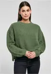 Women's wide oversize sweater sage