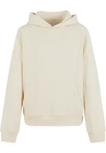 Dívčí mikina s kapucí Terry smetanová