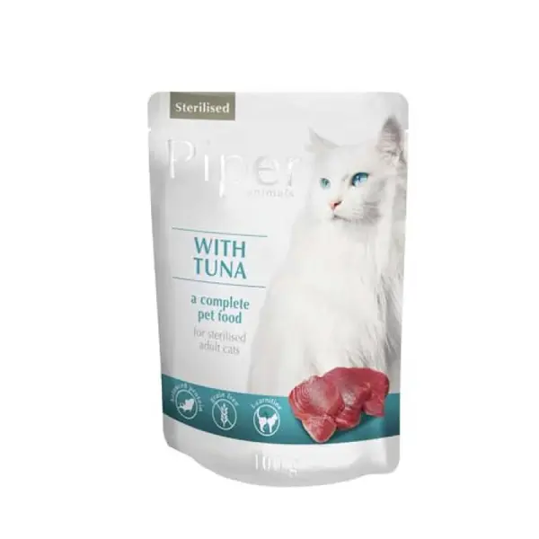 PIPER 12802144 CAT kapsička pre sterilizované mačky - tuniak 100g