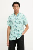 Košile Rip Curl pánská, tyrkysová barva, regular, s klasickým límcem, 04NMSH