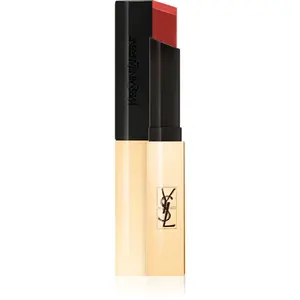 Yves Saint Laurent Rouge Pur Couture The Slim tenký zmatňujúci rúž s koženým efektom odtieň 9 Red Enigma 2.2 g