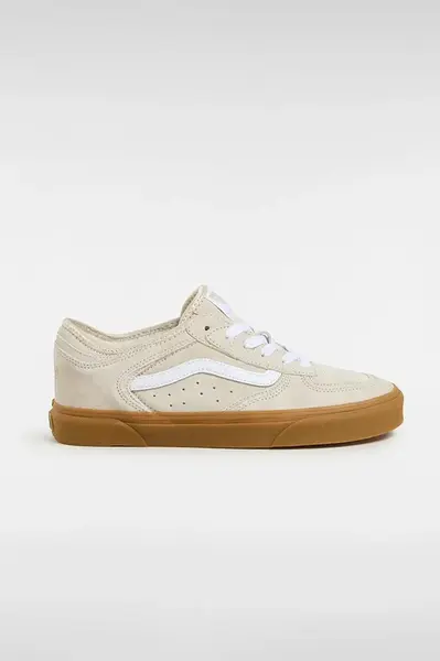 Semišové tenisky Vans Rowley Classic béžová barva, VN000SF42LH1