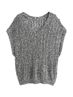 Next Sveter  antracitová / biela