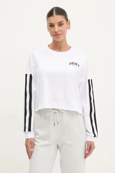 DKNY  Bavlněné tričko s dlouhým rukávem