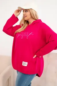 Kesi Włoski dámská plus size mikina s potiskem