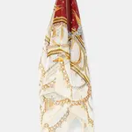 Šátek Guess béžová barva, AW5297 SIL12