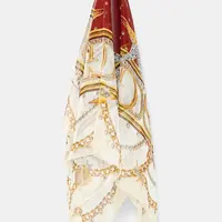 Šátek Guess béžová barva, AW5297 SIL12