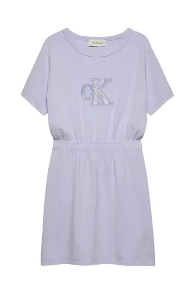 Dívčí šaty Calvin Klein Jeans