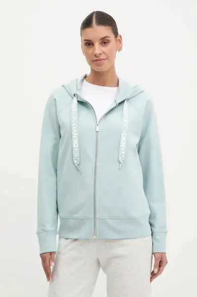 Mikina Dkny dámská, s kapucí, hladká, DP5J9510