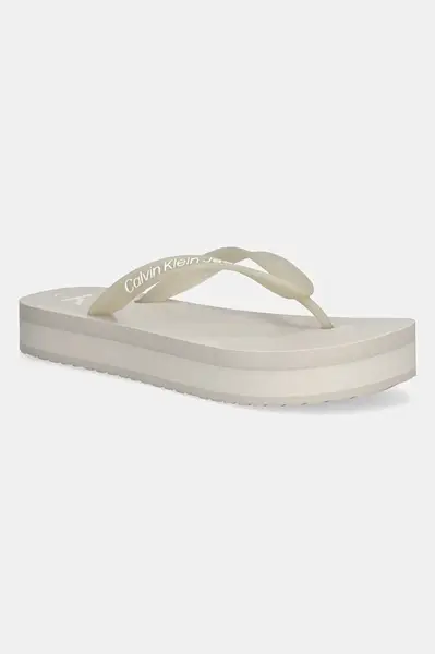 Žabky Calvin Klein Jeans BEACH SANDAL FLATFORM TPU