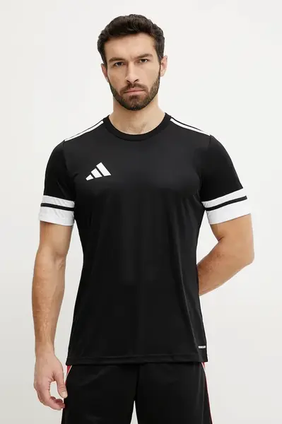 Tréninkové tričko adidas Performance Squad 25 černá barva, s aplikací, JG5832