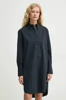 Bavlněné šaty Marc O'Polo tmavomodrá barva, mini, 502101221047