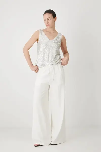 Kalhoty s příměsí lnu Medicine