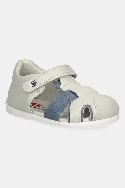 Kožené sandály Garvalin béžová barva, 252312