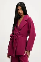 Sako Answear.LAB vínová barva, oversize