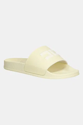 Pantofle Elisabetta Franchi žlutá barva, F4A0-E0312