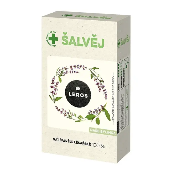 Leros Šalvěj bylinný čaj 20x1.5g