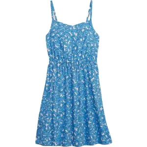 GAP V-SL BOW Dívčí šaty, modrá, velikost