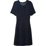 GAP V-SS CROCHET Dámske šaty, tmavo modrá, veľkosť