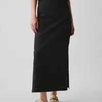 Čierna dámska ľanová sukňa GAP